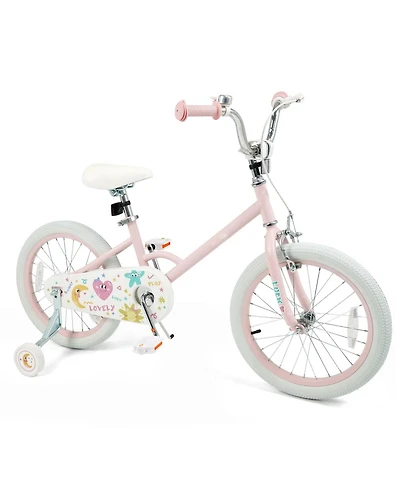 Mecale Kids Bike Adjustable for 3-8 Years Old Children - Stars & Moon