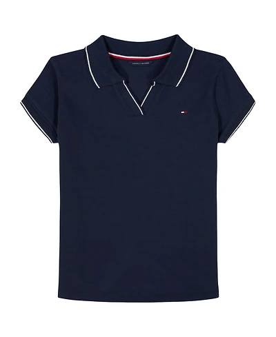 Tommy Hilfiger Girls' 7-16 Short-Sleeve Polo Shirt