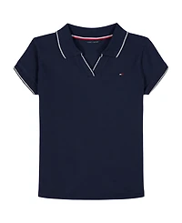 Tommy Hilfiger Girls' 7-16 Short-Sleeve Polo Shirt