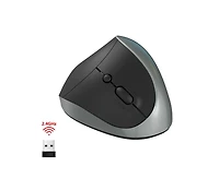 Risokeys 2.4G Wireless Ergonomic Vertical Mouse, 6 Buttons 3 Dpi Levels, Silent Click for Carpal, Comfortable Grip for Office, Gaming, Pc, Mac