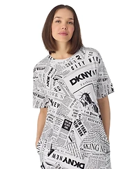 Dkny Women's Short-Sleeve Pull-On Sleepshirt