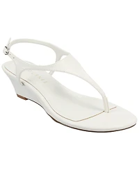 Journee Collection Women's Kathryn Ankle Strap Low Wedge Sandals