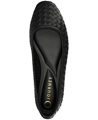 Journee Collection Women's Savannah Woven Ballet Flats