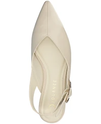 Journee Collection Women's Jacqueline Slingback Ankle Buckle Flats