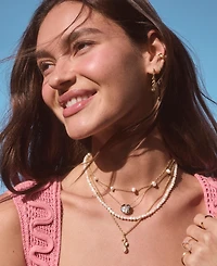 Kendra Scott Seahorse Short Pendant Necklace in 14k Gold Over Brass