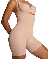 Spanx Women's SPANXsculpt GoFigure Open-Bust Mid-Thigh Bodysuit