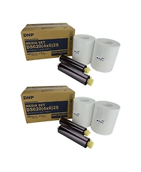 Dnp 2x 4x6" Dye Sub Media for DS620A Printer, 400 Prints Per Roll, 2 Piece