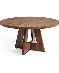 Gaomon Kitchen Table Round Dining Table for 4 Round Dinner Table Farmhouse