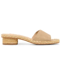 Dolce Vita Women's Dixi Slide-Low Raffia Heel Dress Sandals