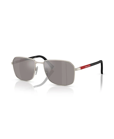 Prada Linea Rossa Men's Rectangle Sunglasses, Ps A51S