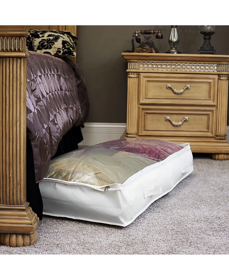 Household Essentials Canvas Under Bed Storage Bag