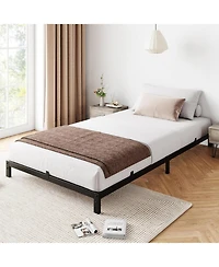gaomon Twin Xl metal platform bed frame, 6” height, sturdy slats, no box spring needed.
