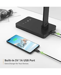 Lepro Led Desk Lamp with charging port, 650LM Touch Control, 5 Brightness Level