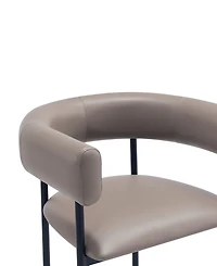 Onda 29.1" Faux Leather Upholstered Dining Chair