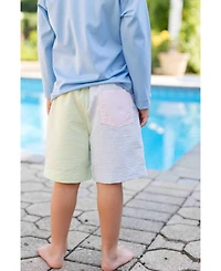 Florence Eiseman Baby Boys Stripe Seersucker Swim Trunk