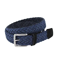 Trafalgar Men's Apollo Italian Braided Suede Versatile Belt