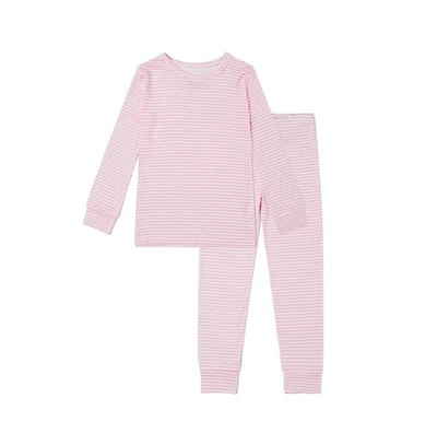 Motette Baby Girls Ballet Stripe Pajama Set