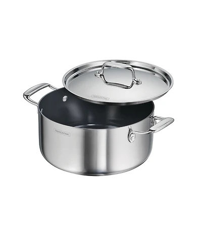 Tramontina Utsava Tri-Ply Clad Stainless Steel 5-Quart Covered Casserole