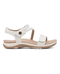 Earth Women's Stellon Braided Strappy Flat Sandals