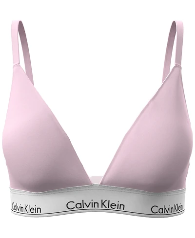 Calvin Klein Women's Icon Cotton-Modal Lightly Lined Triangle Bralette QF8498