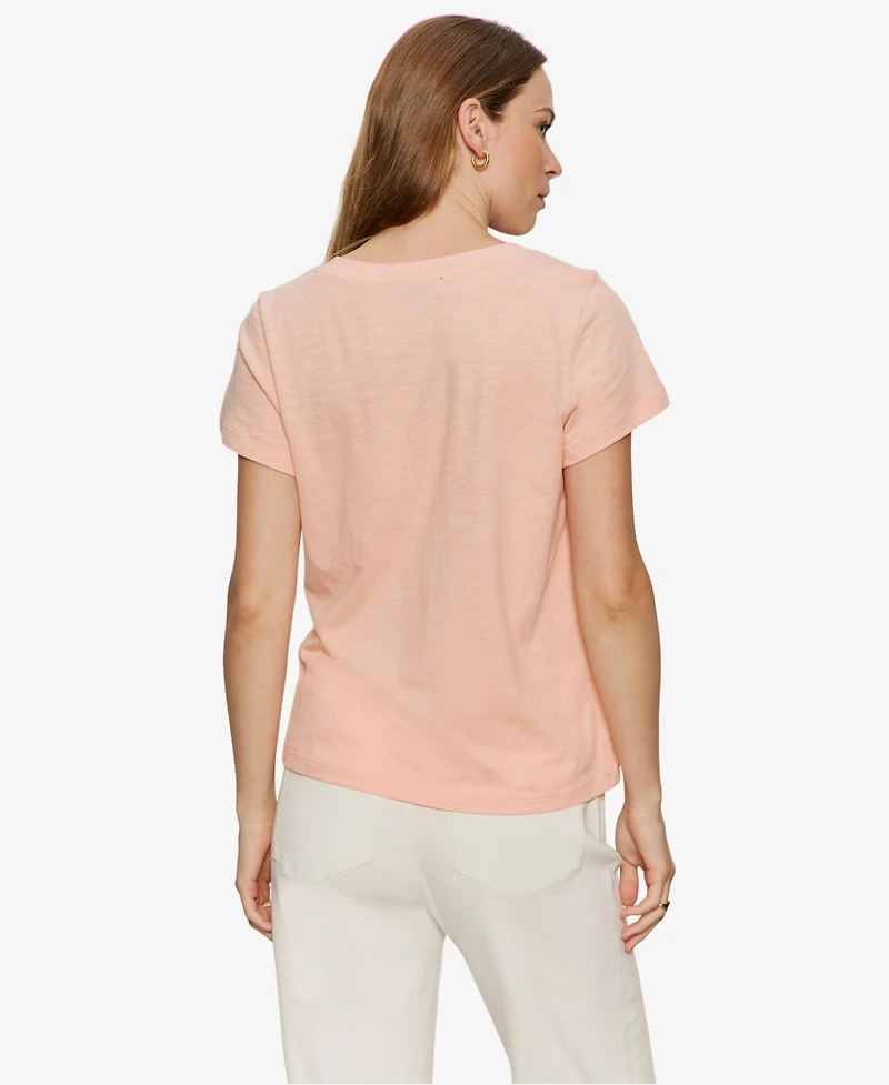 Sanctuary Petite Soft V-Neck T-Shirt
