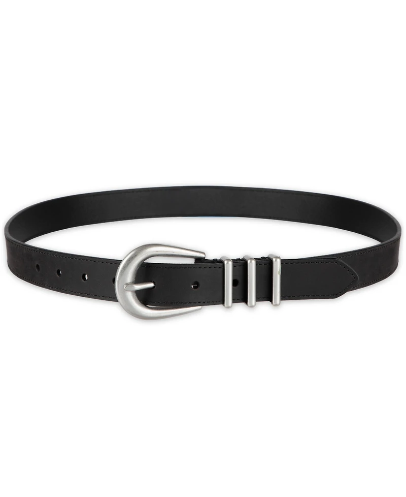 Levi's Women's Skinny Triple Metal Loop Leather Belt