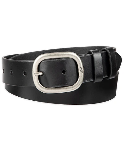 Levi's Women's Casual Center Bar Double Loop Leather Belt