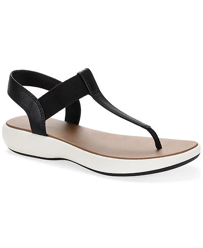 Style & Co Women's Harperr Elastic Round Toe Flat Sandals, Macy's Exclusive