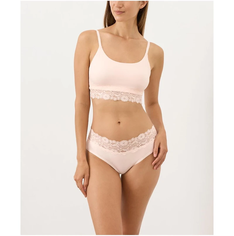 Pact Women's Lace Waist Brief 3-Pack
