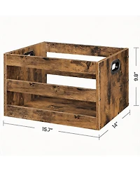 Yigii Vinyl Record Storage Crate