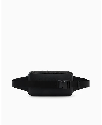 A|X Armani Exchange Men's Tonal All Over Logo Waist Bag
