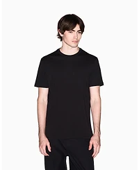 A|X Armani Exchange Men's Short Sleeve Tonal Circle Logo T-Shirt