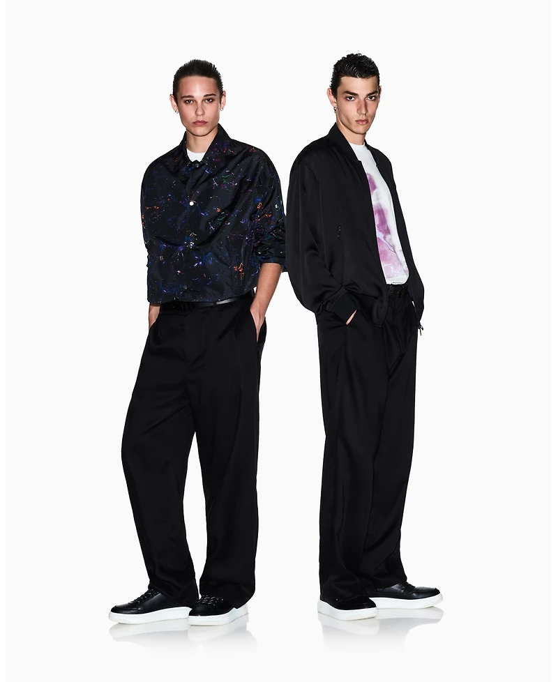 A|X Armani Exchange Men's Oxford Open Leg Trouser