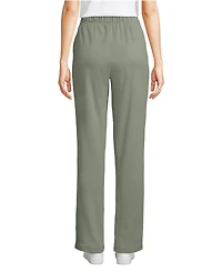 Lands' End Petite Sport Knit High Rise Elastic Waist Pants
