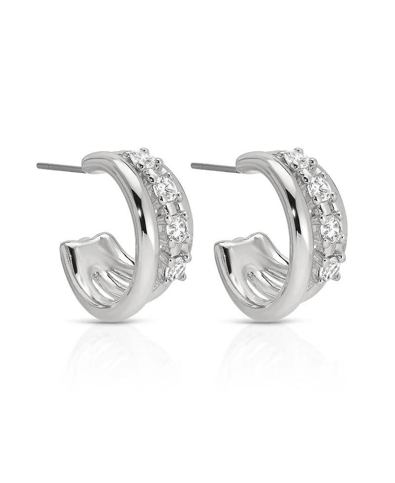 Ettika Mini Gleam Hoop Earrings