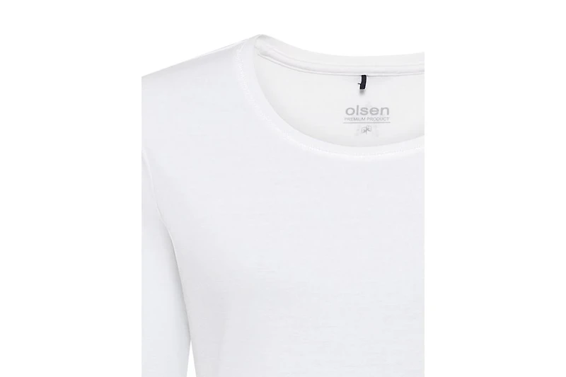 Olsen Women's Solid Short Sleeve T-Shirt