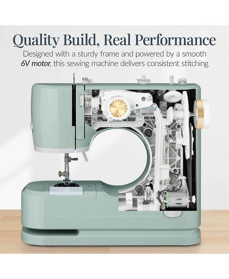 Best Choice Products 55-Piece Sewing Machine Kit for Beginners, w/ 16 Stitch Patterns, Double Stitching