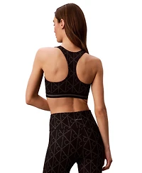 Calvin Klein Performance Women's Icon Sport Medium Support Printed Bra