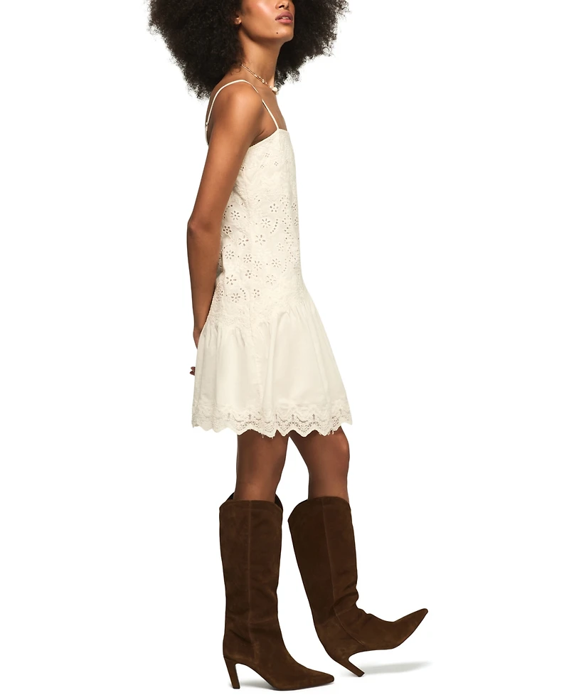 Lucky Brand Women's Festival Square Neck Mini Dress