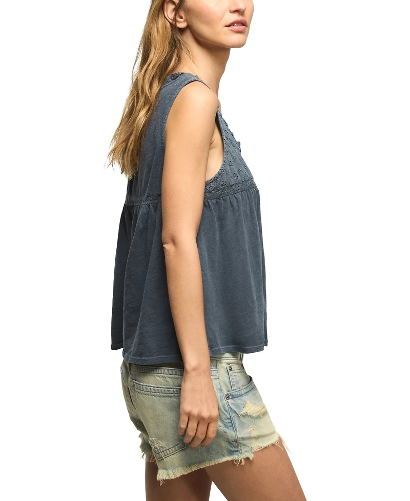 Lucky Brand Women's Sleeveless Swing Tank Top