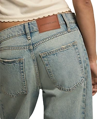 Lucky Brand Women's Barrel Leg Mid-Rise Ankle Jeans