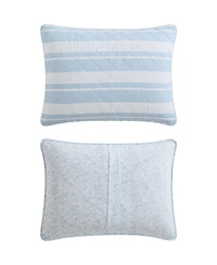 Nautica Seafront Stripe Cotton Reversible -Pc. Quilt Set