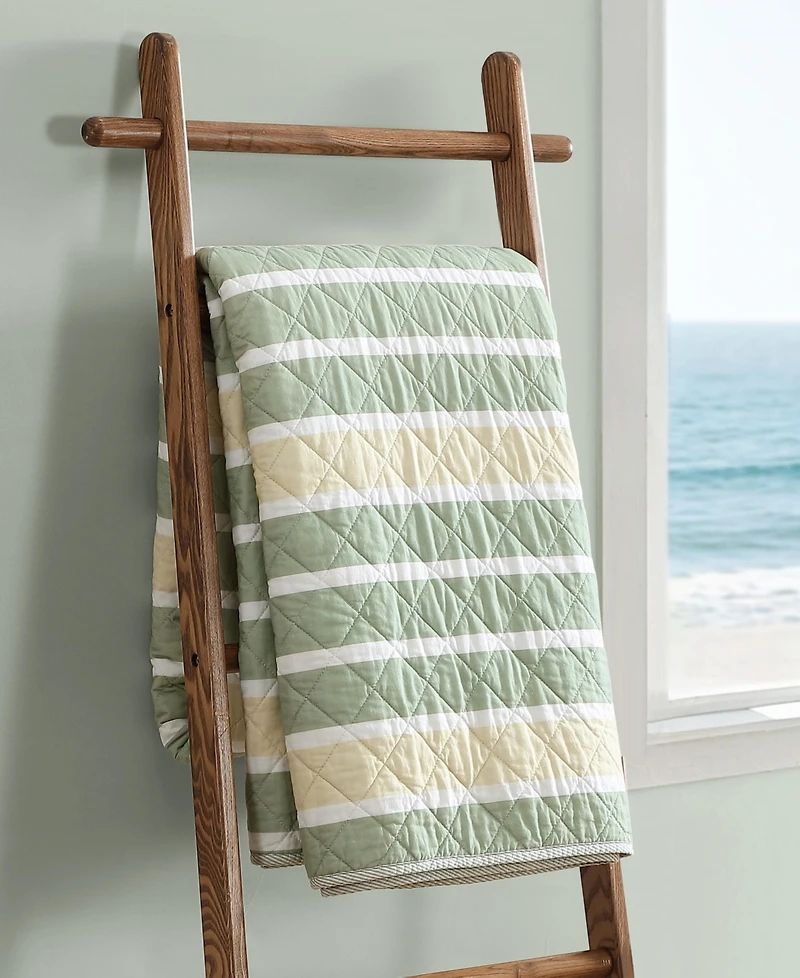 Nautica Varadero Stripe Cotton Reversible -Pc. Quilt Set