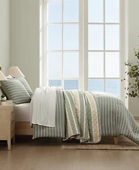 Nautica Park Stripe Printed 3-Pc. Comforter Set, Full/Queen