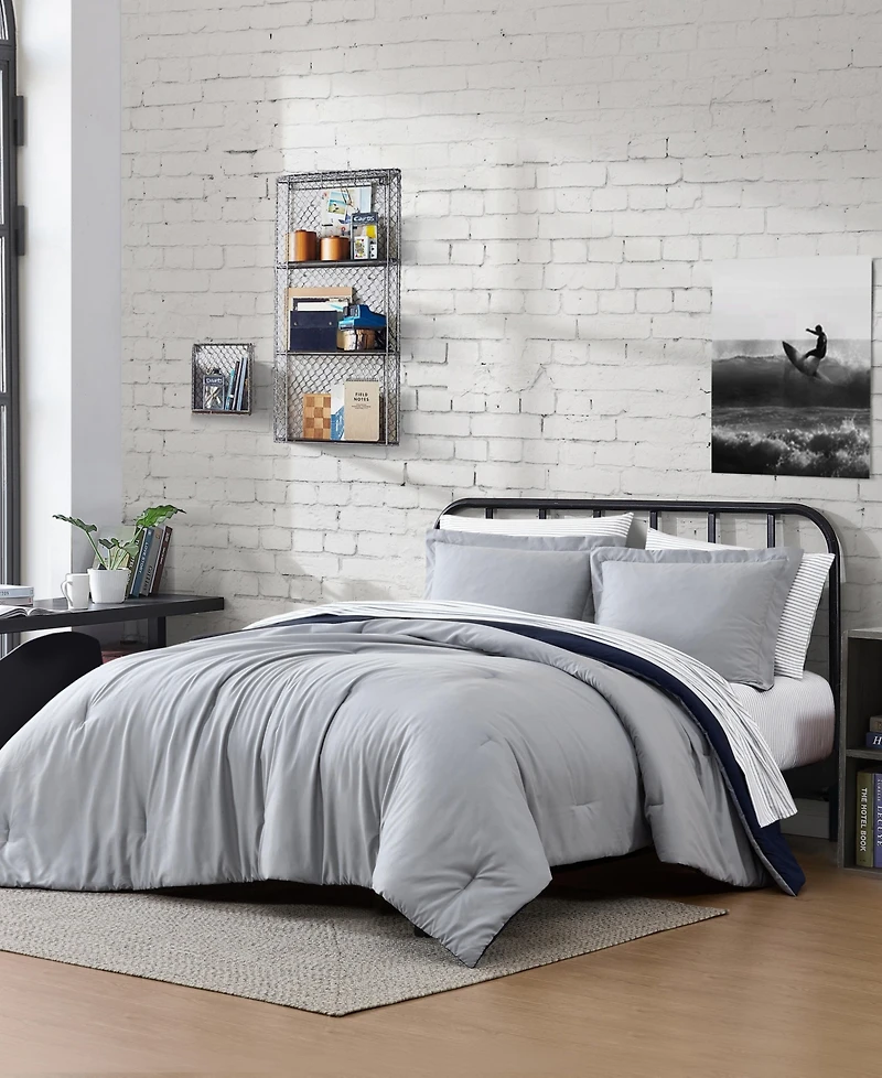 Nautica Hayes Solid Reversible 7-Pc. Comforter Set