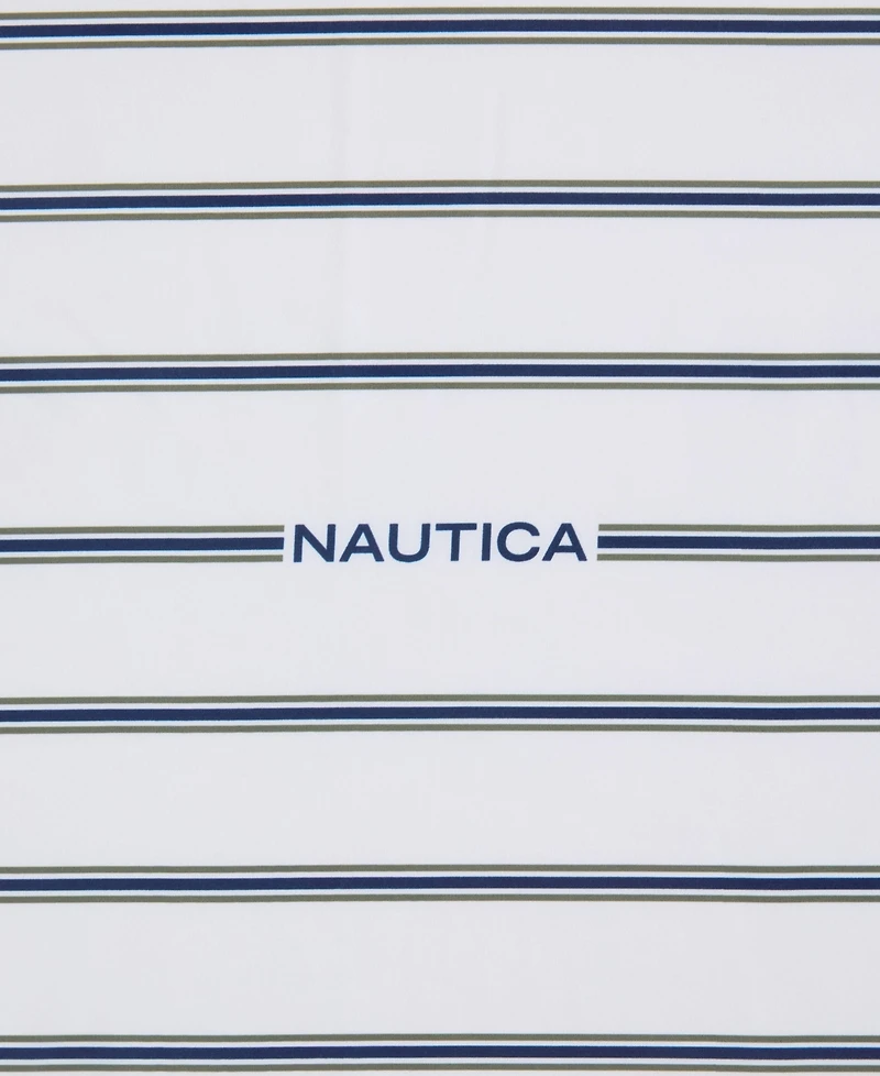 Nautica Inline Printed Microfiber -Pc. Sheet Set