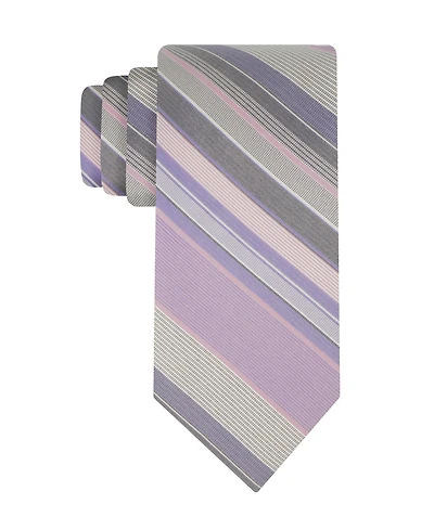 Calvin Klein Men's Fabre Stripe Pattern Tie