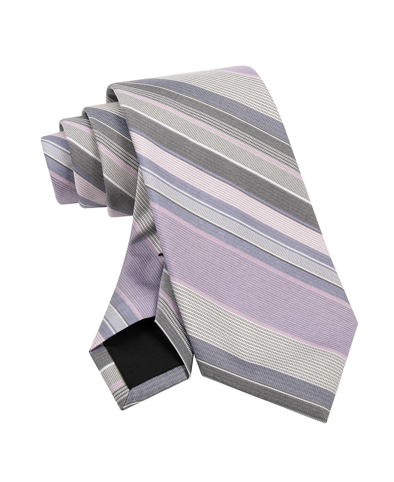 Calvin Klein Men's Fabre Stripe Pattern Tie