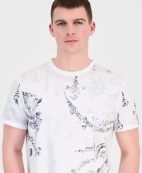 Guess Men's Southeast Burnout T-Shirt