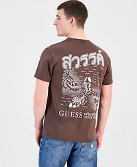 Guess Men's Paradise Butterfly T-Shirt
